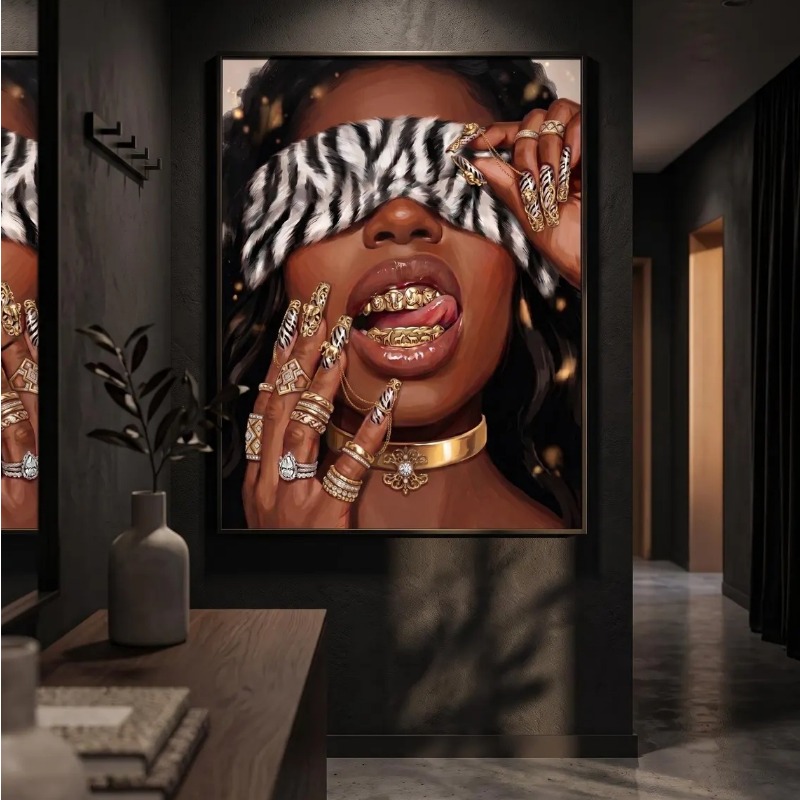 Poster Gadis Kulit Hitam Berga - Queen Street Fashion ulasan dan harga