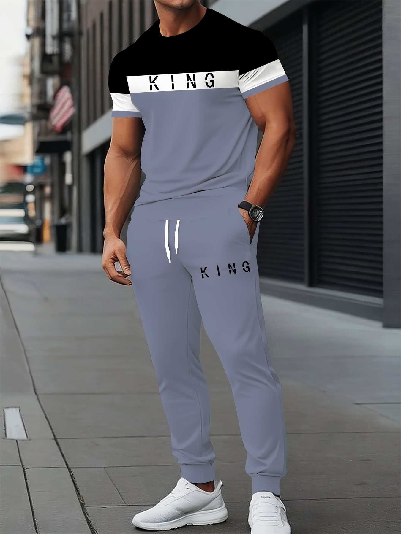 Set Pria Hip-Hop Jalanan Baru  - Street Fashion Men 2025 ulasan dan harga